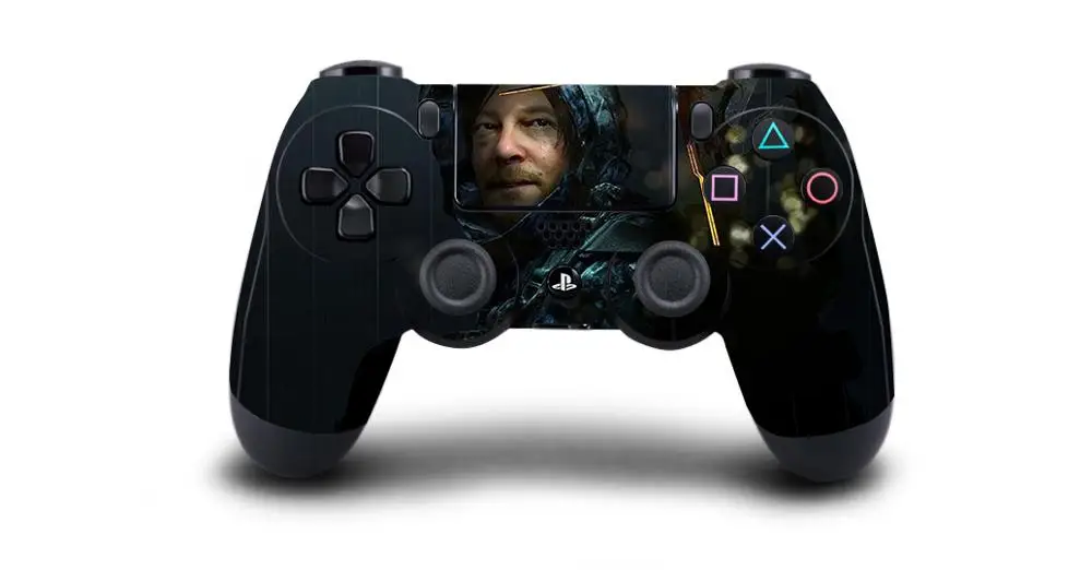 Черный 1 шт. Death Stranding PS4 наклейка для sony PS4 Playstation 4 для Dualshouck 4 игры PS4 контроллер наклейка s - Цвет: Черный
