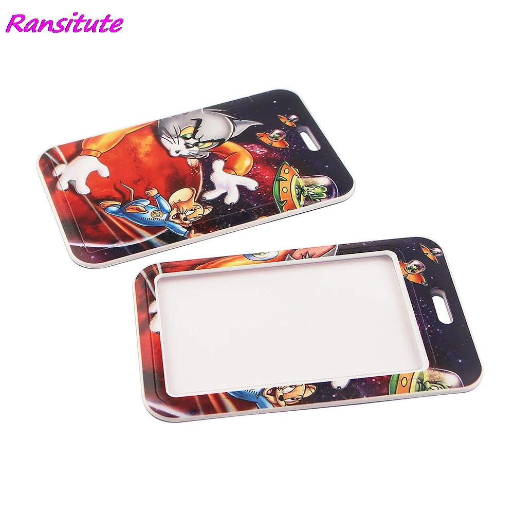 Ransitute R1638 кошка с мышонком из мультфильма шейный ремешок для ключей ID карты