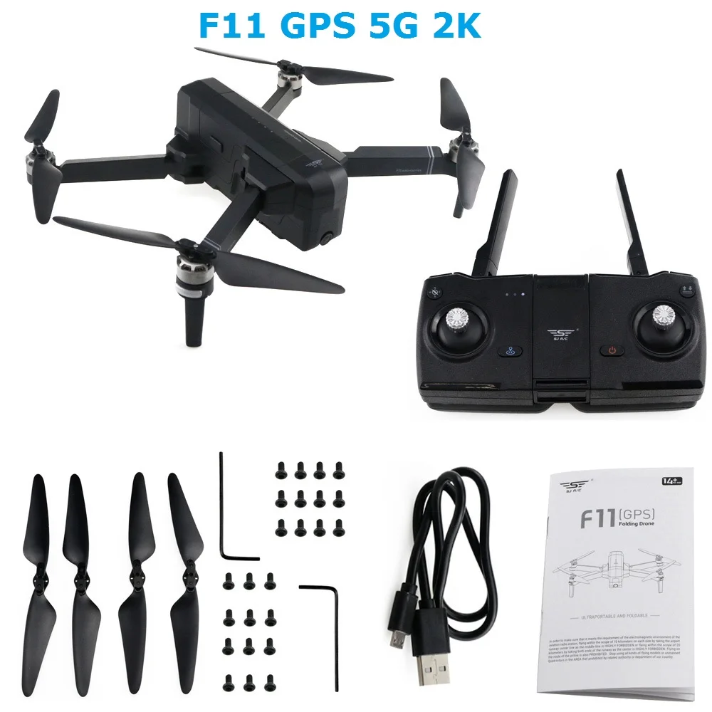 F11 2K HD Gps Дрон 2K Профессиональный следите за мной RC Дрон 5G Wifi FPV долгое время Летающий Квадрокоптер gps Дроны с камерой HD VS SJRC F11 PRO - Цвет: F11 2K HD