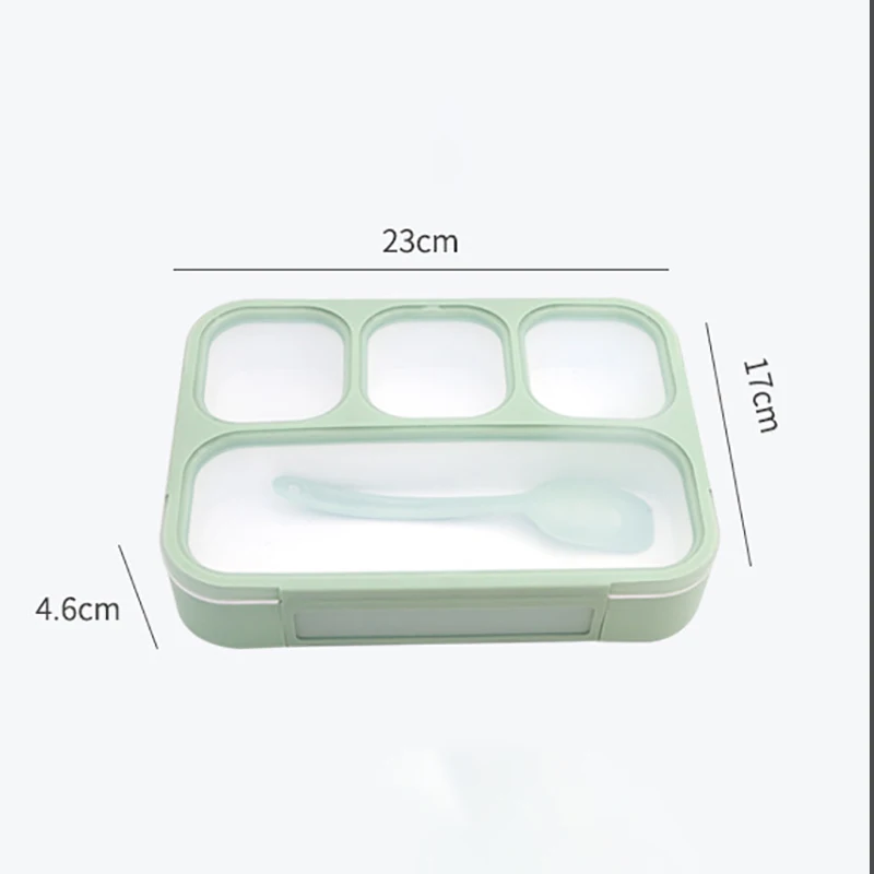 MICCK Ланч бокс для детей Microwavable контейнер еды отсеки хранения герметичные