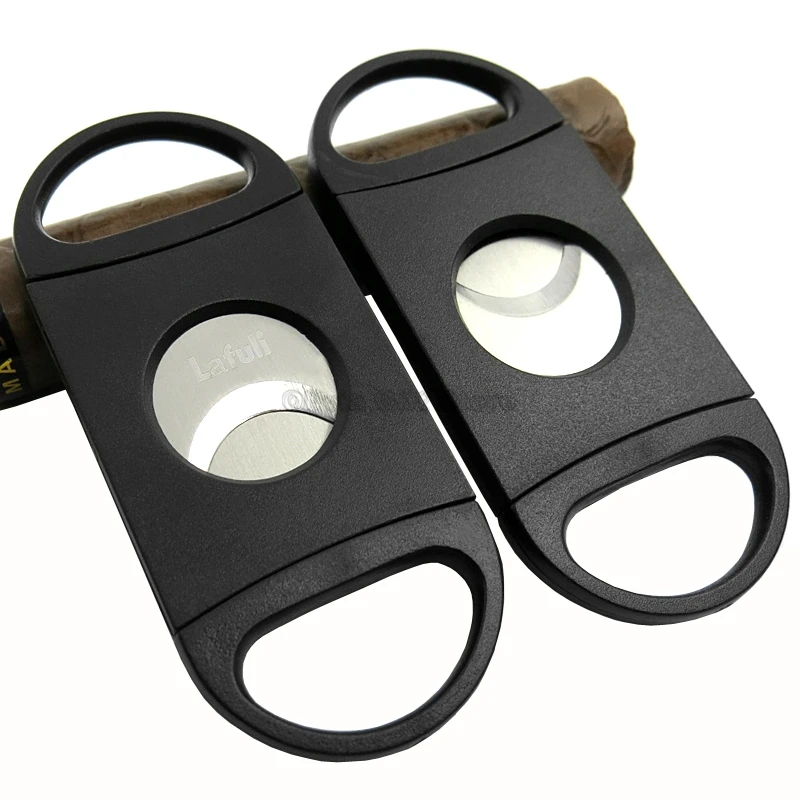 

Portable Professional Metal Cigar Cigarette Cutter Big Ring Gauge Double Metal Blades Sharp Tobacco Outdoor Smoking Tool