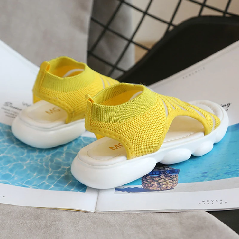 Детские модные спортивные сандалии детские удобные летняя пляжная обувь для