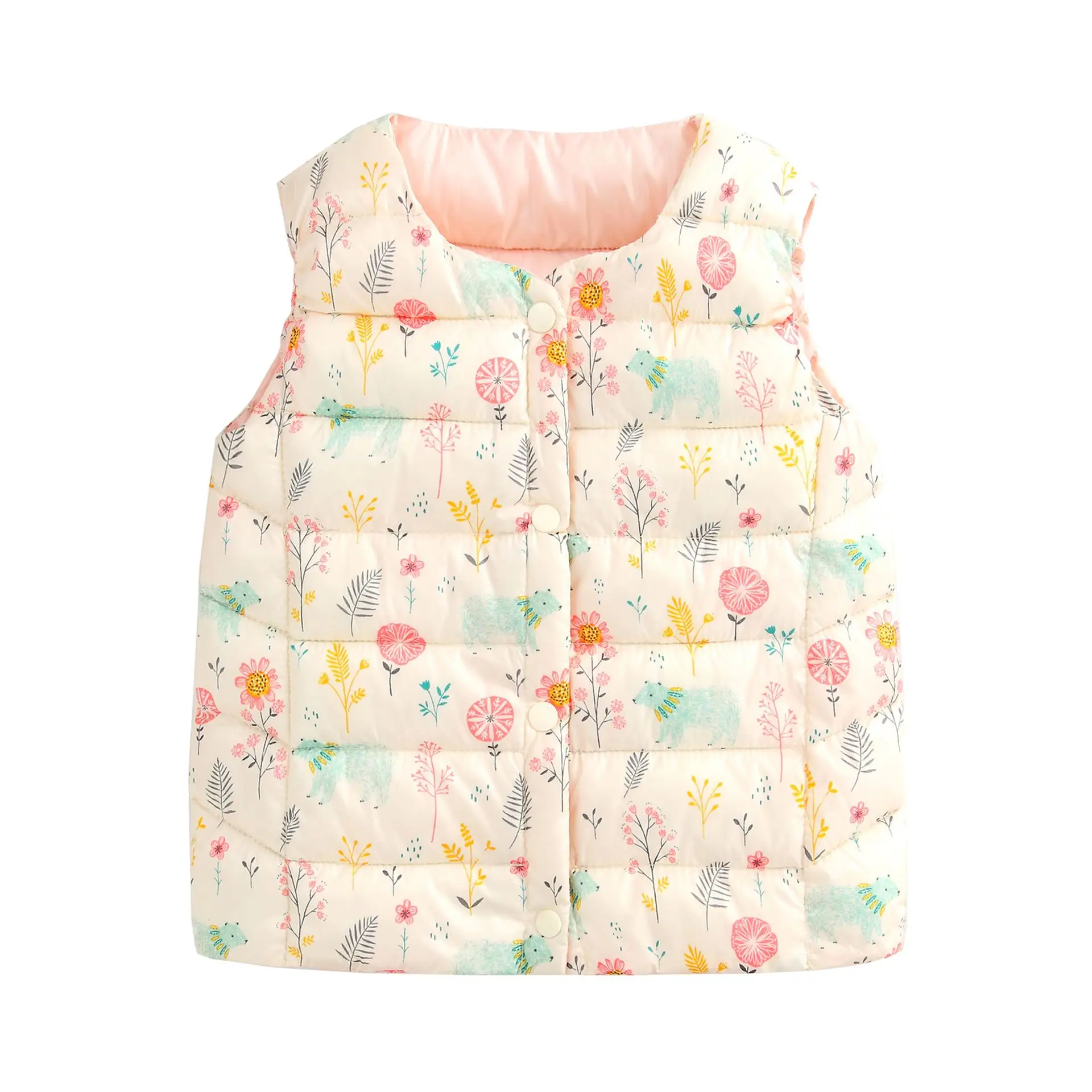 Фея Baby/Новинка 2019 года осенне зимний теплый жилет с принтом зебры и звезды для