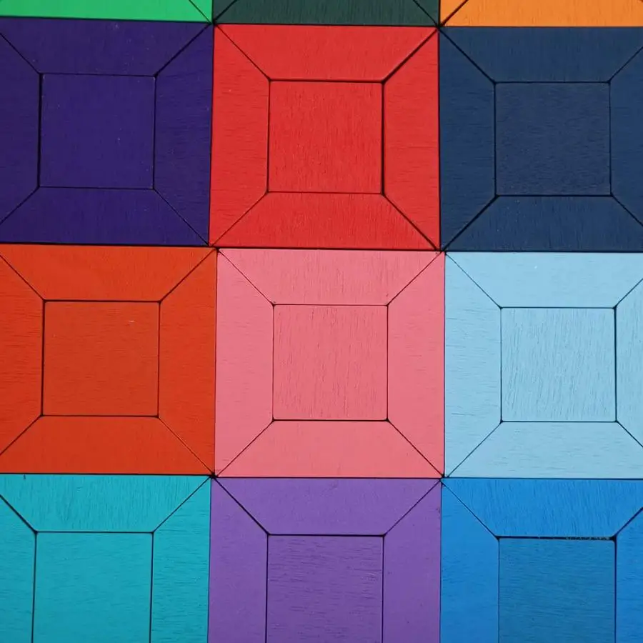 80 шт. деревянные магнитные геометрические фигуры | Игрушки и хобби