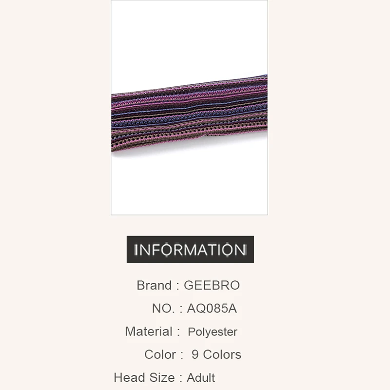 Женские летние богемные повязки для волос с принтом на голову в стиле ретро