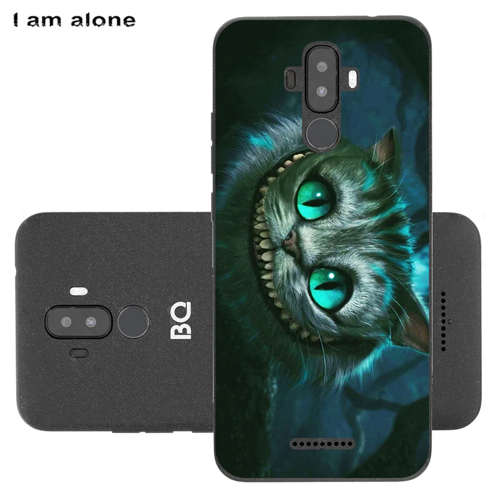 i am alone phone case for bq 6042l magic e 2020 6 09 inch mobile cover cute fashion cartoon painted shell bag free global shipping