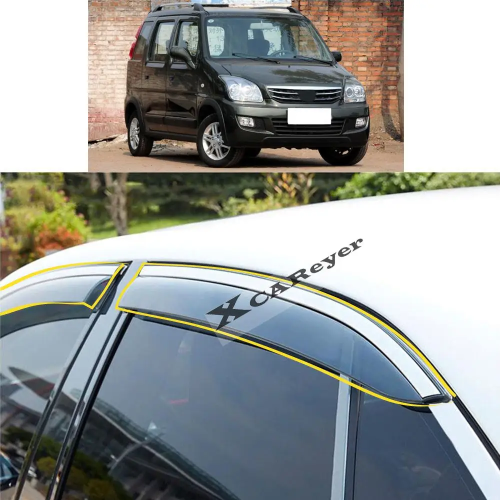 

For SUZUKI Wagon R X5 2012 2013 2014 2015 2016 Car Body Styling Sticker Plastic Window Glass Wind Visor Rain/Sun Guard Vent