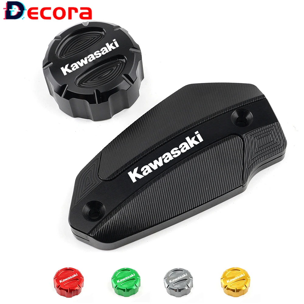 

For KAWASAKI Z900 Z650 Z800 ER6N/F Versys Ninja 650 ZX25R Motorcycle Front Rear Brake Fluid Cylinder Master Reservoir Cover Cap