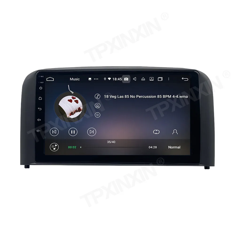 저렴한 무선 카플레이 안드로이드 10 자동차 GPS 네비게이션, 볼보 S80 1998-2006 헤드 유닛 자동차 멀티미디어 플레이어 자동 스테레오 라디오 IPS DSP