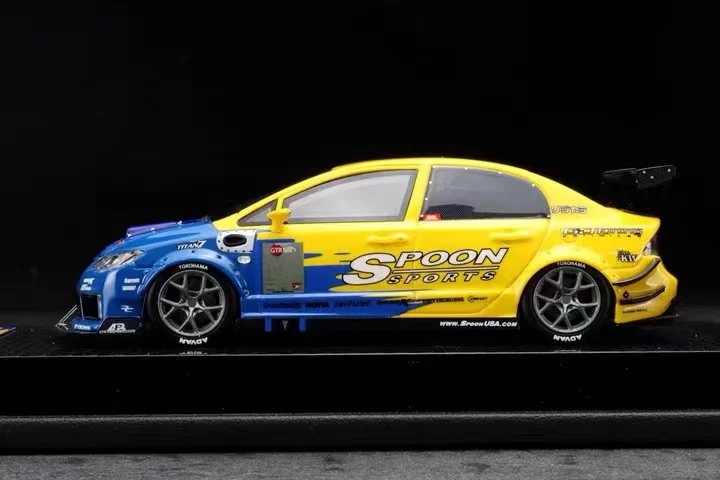 YM модель 1/43 Honda Civic Type R FD2 ложка ограниченная 100 шт. строительная вручную