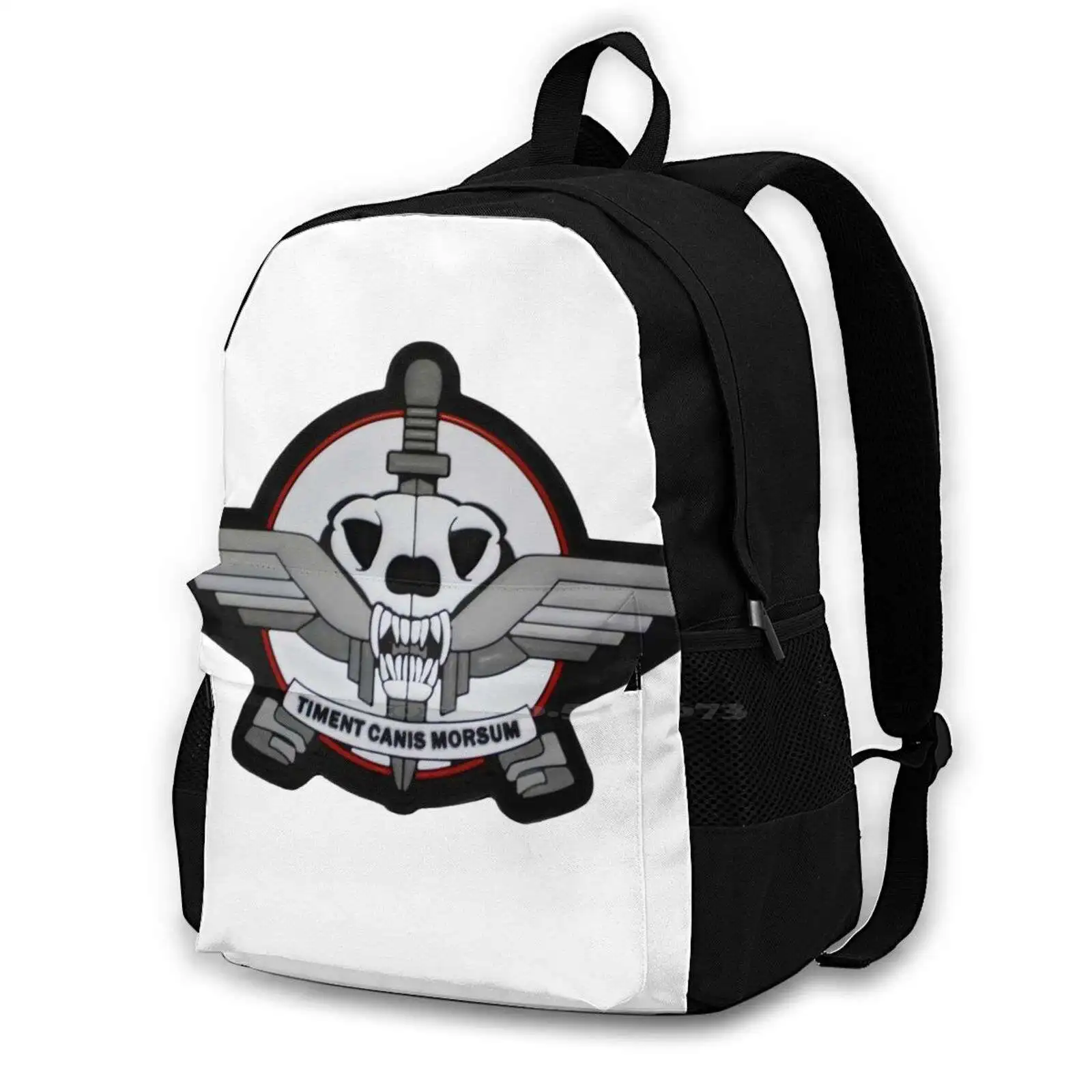 K9 Timent Canis Morsum (Fear The Bite) Backpack For Student School Laptop Travel Bag Timent Canis Morsum K9 Dog Dogs War Dogs