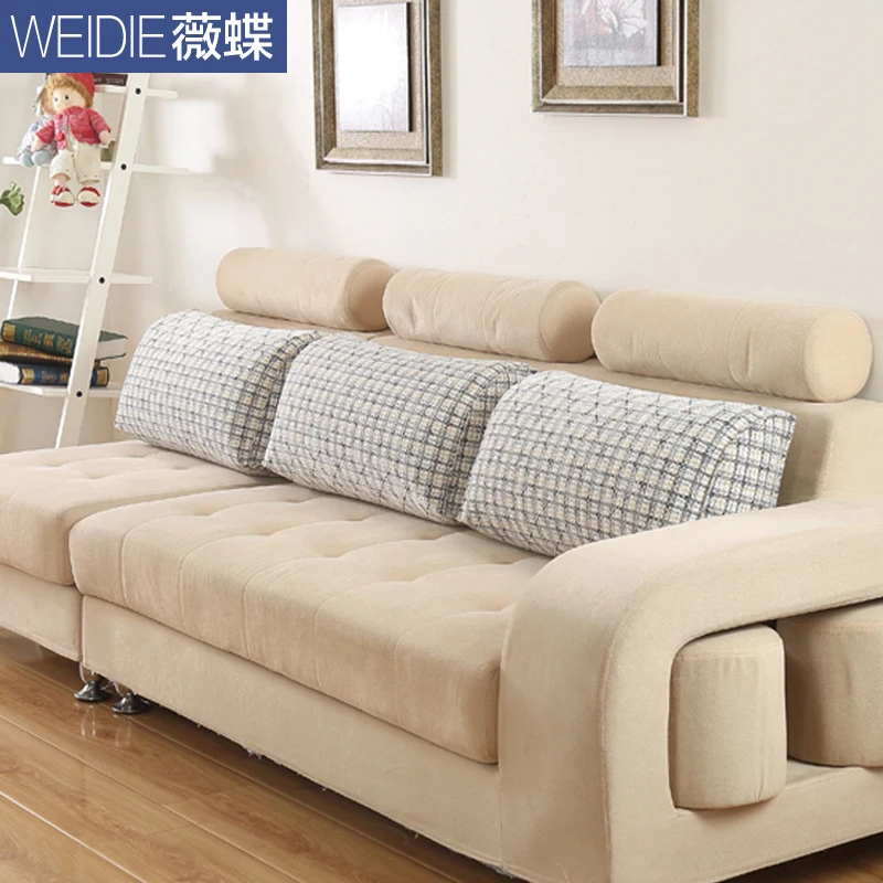 Большая диванная подушка Офисная Подушка прикроватная треугольная поясная для