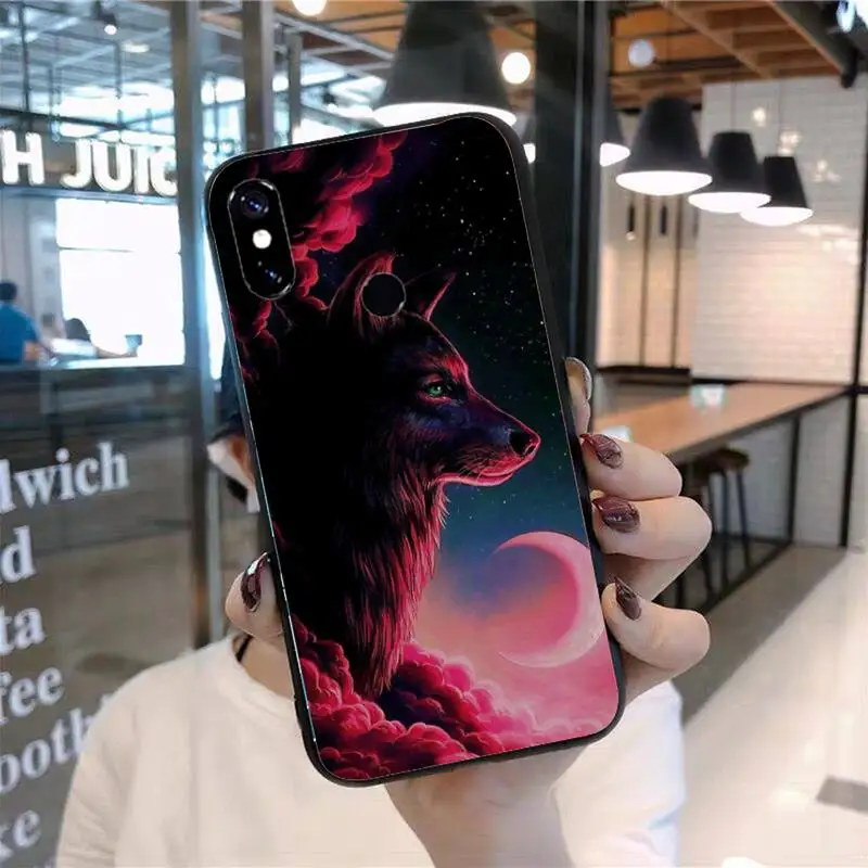 

Ruthless wolf face Phone Case For Xiaomi Redmi 7 8 9t 9se k20 mi8 max3 lite 9 note 9s 10 pro