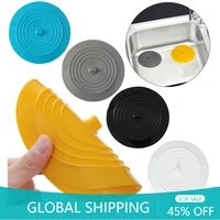 15cm large silicone bathtub stopper leakage proof drain cover sink hair stopper tub flat plug stopper bathroom accessories