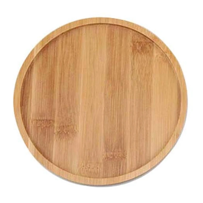 6.1 Inch Round Bamboo Plants Plant Saucer Pot Tray For Indoor And Outdoor | Дом и сад