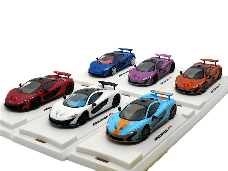 1: 64 цветная Модель Коллекция Модель автомобиля mlaren P1 литье под давлением миниатюрный автомобиль