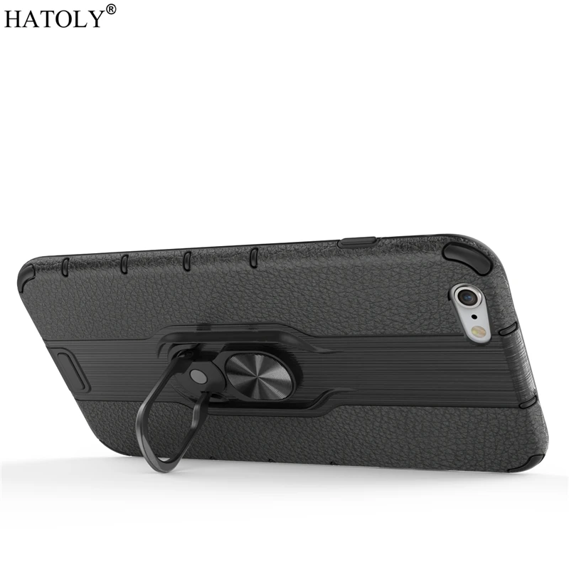 Для iPhone 6S Plus чехол для защитный кольцо на палец PC армированный корпус Жесткий