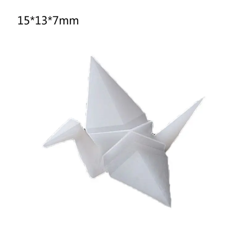 

5 шт. мини бумажный кран, бумажная фотобумага, искусственная смола, форма, ландшафтные наполнители