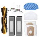 Замена Для ECOVACS DEEBOT OZMO T8  T8 аиви робот очиститель Vauum Запчасти боковая щетка сс ткань мешка для сбора пыли щеточный валик Hepa фильтр