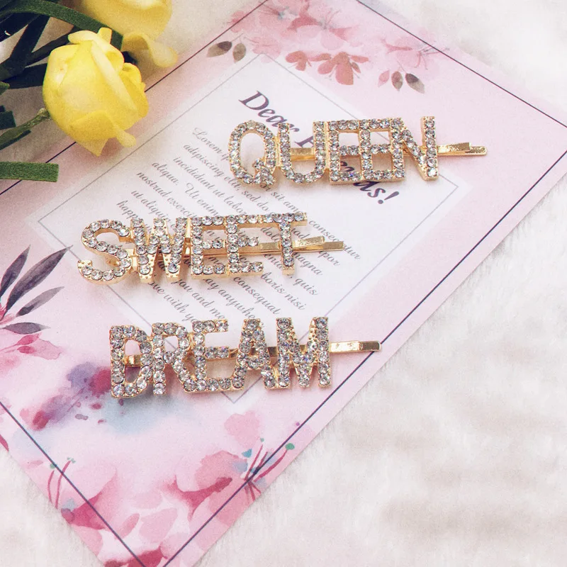 BABY MISS DREAM заколка для волос, стразы, сплав, заколки для волос для девочек, аксессуары для волос, заколки, женские головные уборы