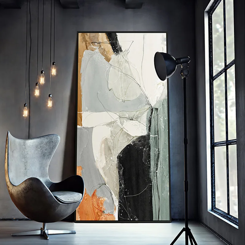 

Modern Abstract Paintings Wall Art Canvas Posters Prints for Living Room Bedroom Decoration Paintings Nordic Pictures Home Decor