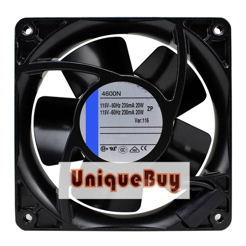 

Processor Cooler For 4600N 120*120*38mm 115V 20W 50/60HZ Metal Axial Cooling Fan