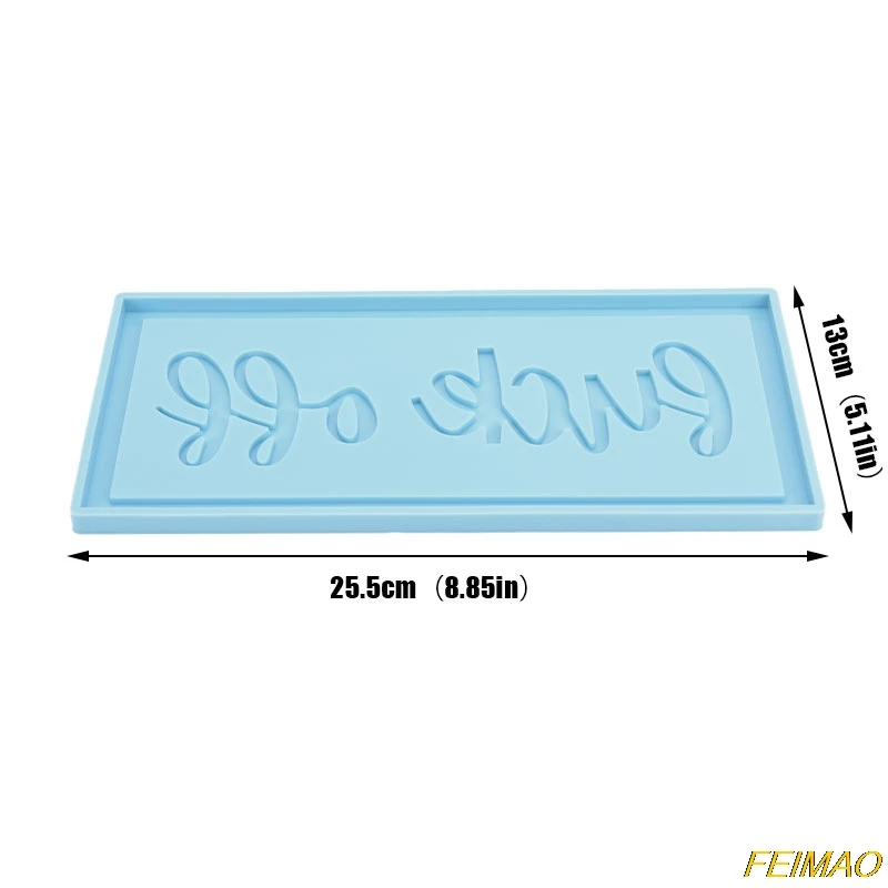 

DIY Crafts Doorplate Door Signs Casting Silicone Mould Hanging Tags Decorations Making Tool Epoxy Resin Mold Dropshipping