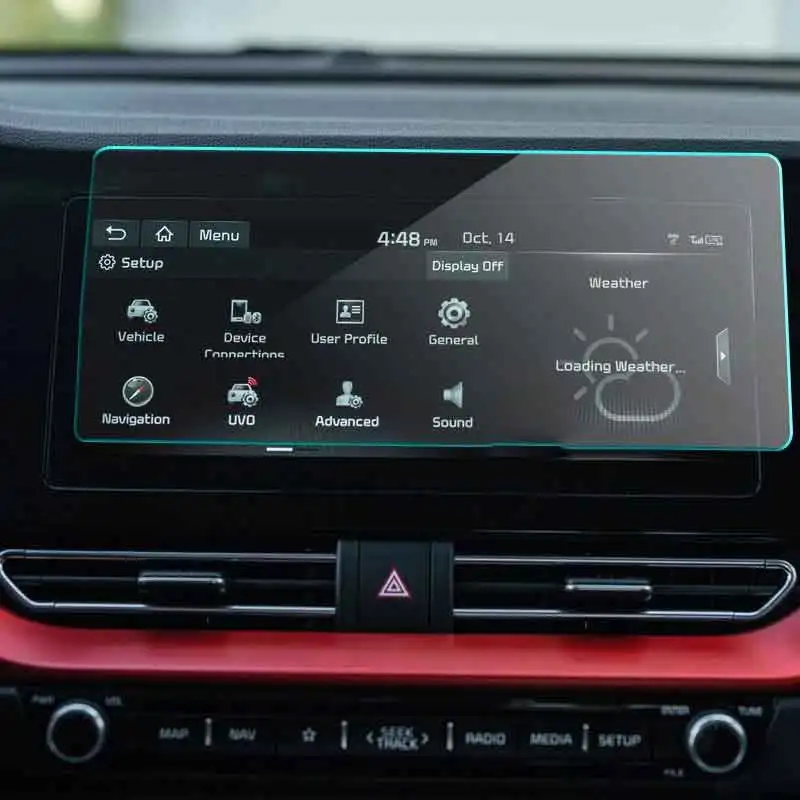 

For Kia Niro 2020 2021 10.25 inch Car GPS Navigation Tempered Glass Screen Protective Film Auto Interior Sticker Accessories
