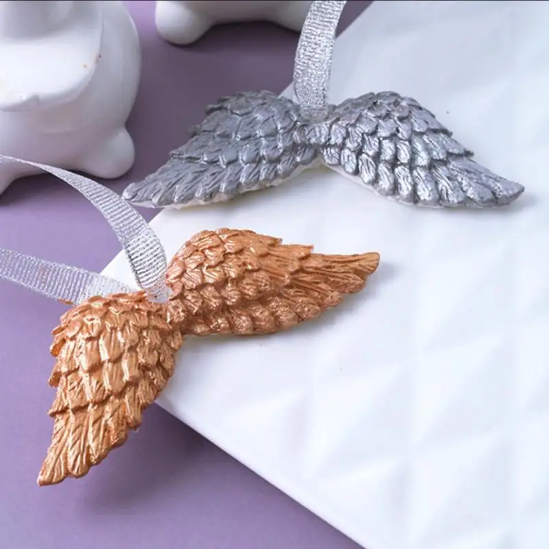 Новые крылья Ангела 3D Силиконовая Форма Fondant Mold Кондитерские инструменты для