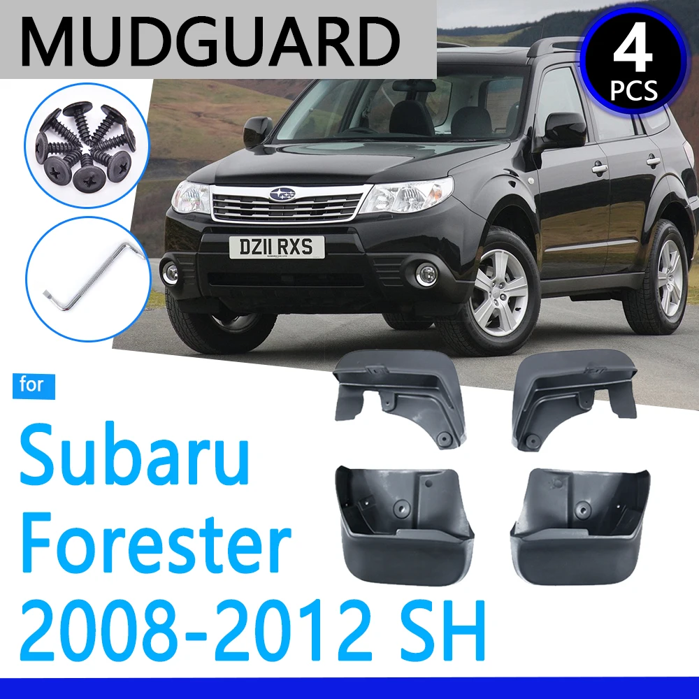 

Mudguards fit for Subaru Forester SH 2008 2009 2010 2011 2012 Car Accessories Mudflap Fender Auto Replacement Parts