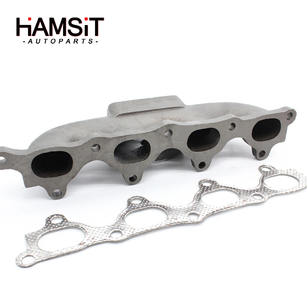 

Hamsit Cast Iron Turbo Manifold For 90-96 Honda Accord Prelude F22 F23 H23 Engine Flange T3