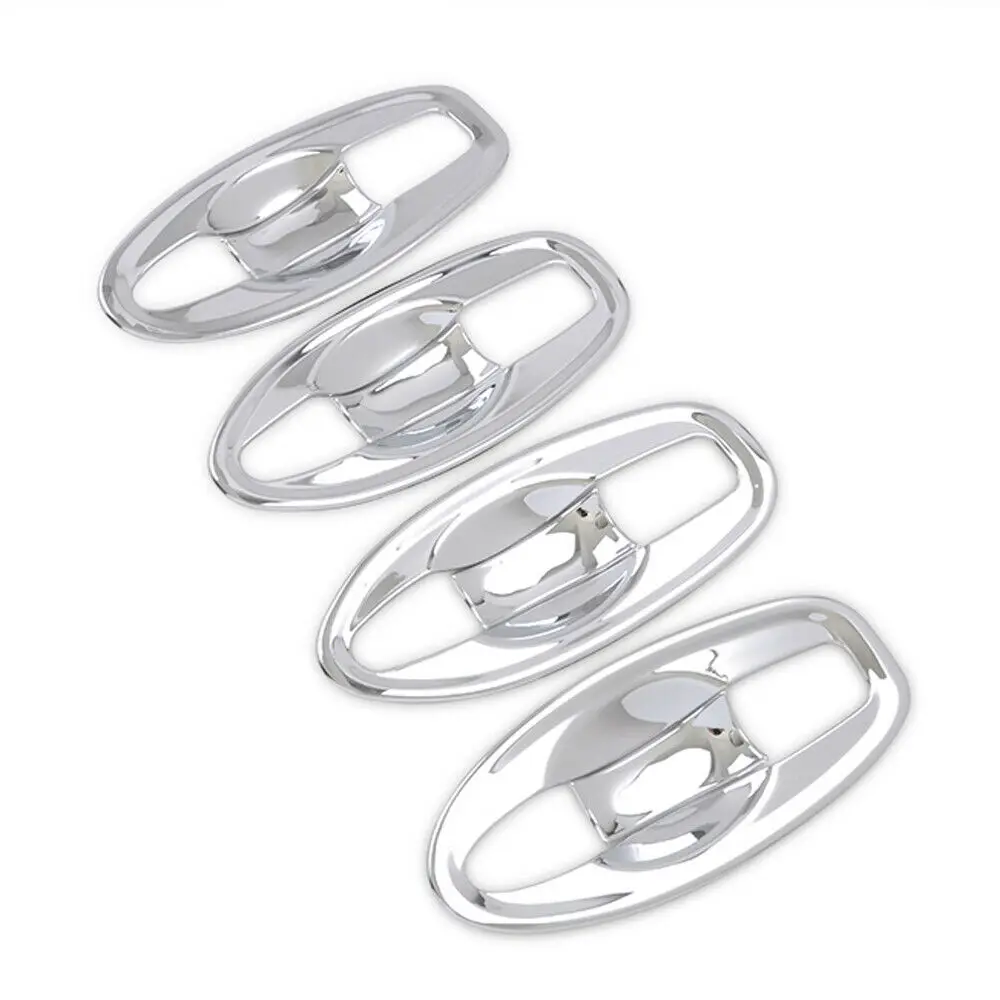 

For Nissan X-TRAIL Rogue 2014-2019 Chrome Side Door Handle Bowl Cup Cover Trim