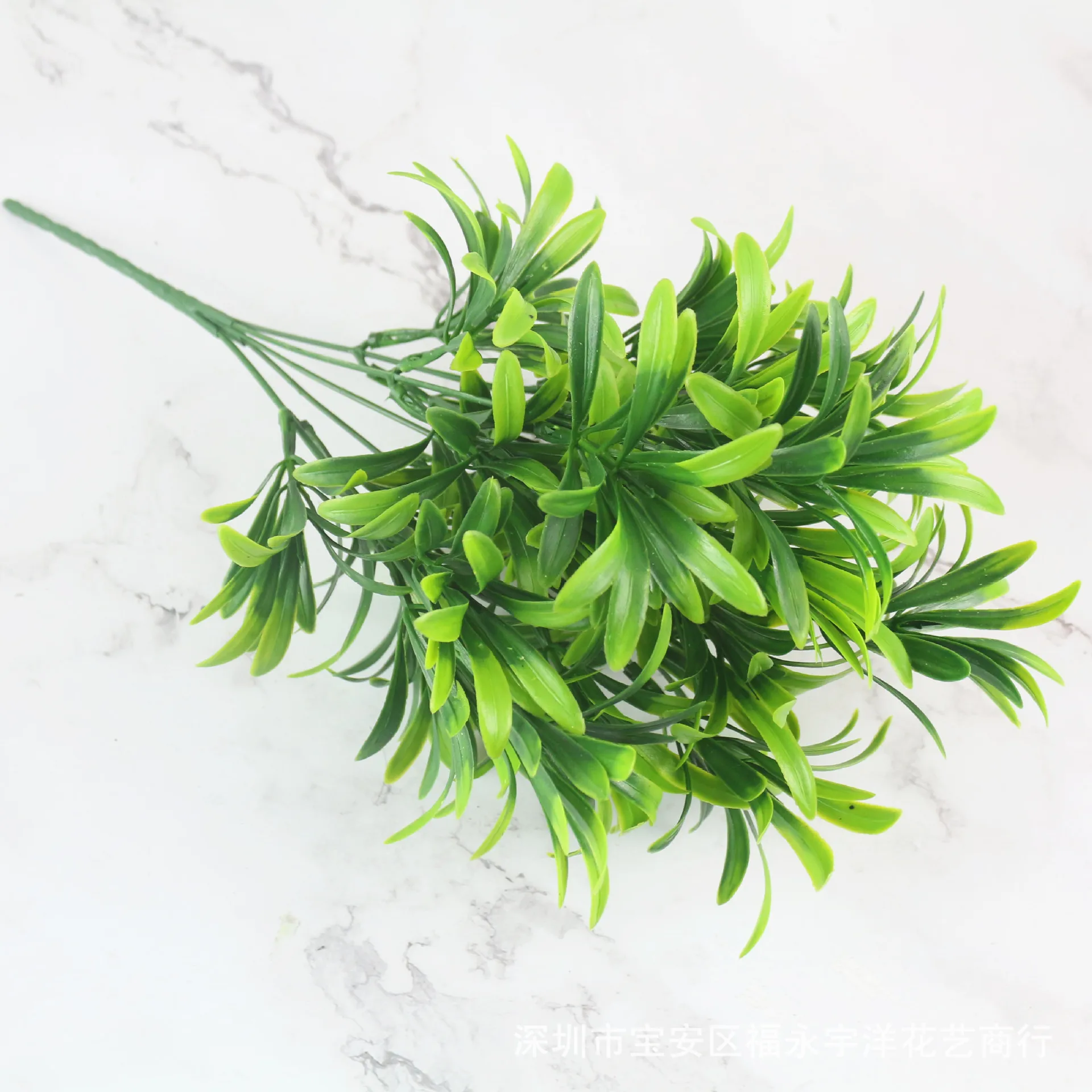 

7 Fork Wedding Decoration Artificial Plants Eucalyptus Grass Plastic Ferns Green Leaves Fake Flower Plant Wedding Home Decor