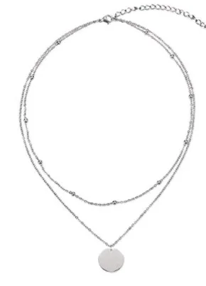 Abayabay, колье, цепочка, Женские многослойные, круглые ожерелья, ювелирные изделия для любителей желтого золота, модные персонализированные ожерелья
