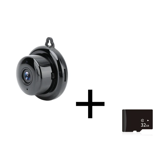 Camera add 32G Card Wifi мини-камера 1080P 960P P2P Беспроводной Детский Монитор мини-камера инфракрасное ночное видение Обнаружение движения Слот для sd-карты аудио приложение - Color: Camera add 32G Card