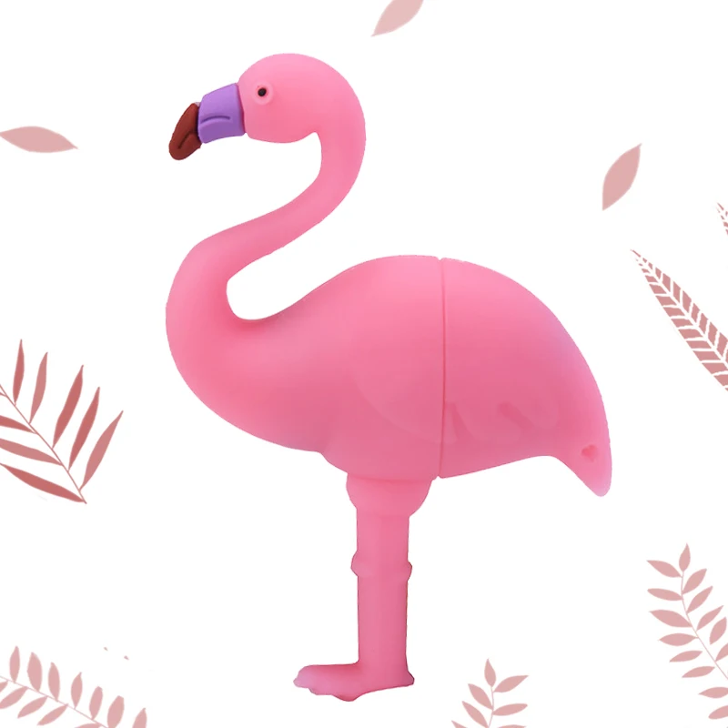 Силиконовый флеш накопитель с Фламинго USB 32 Гб 64 ГБ 16 8 4 u диск карта памяти Флешка