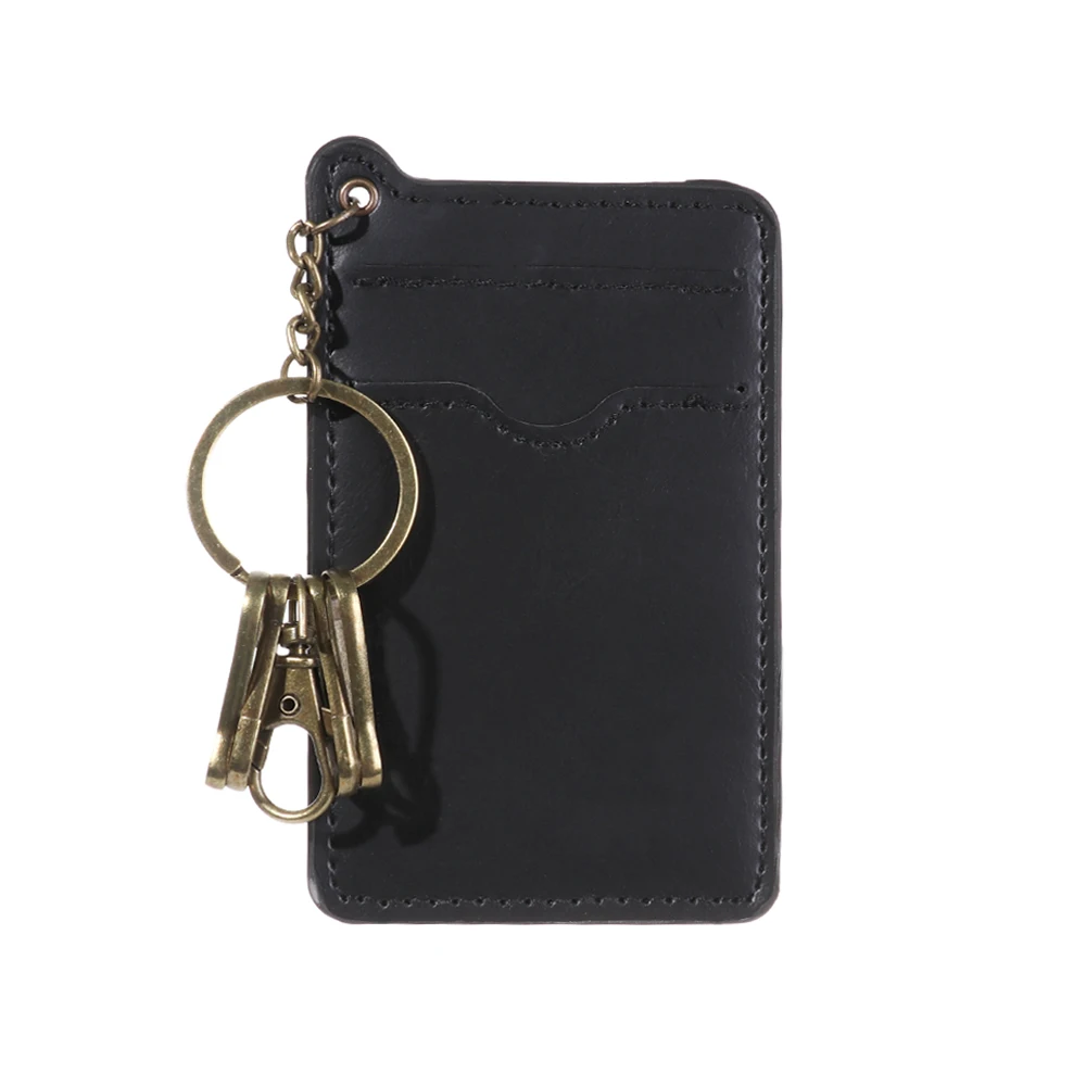 B-Black Мужской Тонкий RFID блокирующий кредитный держатель для карт из искусственной кожи Бизнес RFID Анти-главный карбоновый держатель для карт для мужчин и женщин модная сумка - Цвет: B-Black