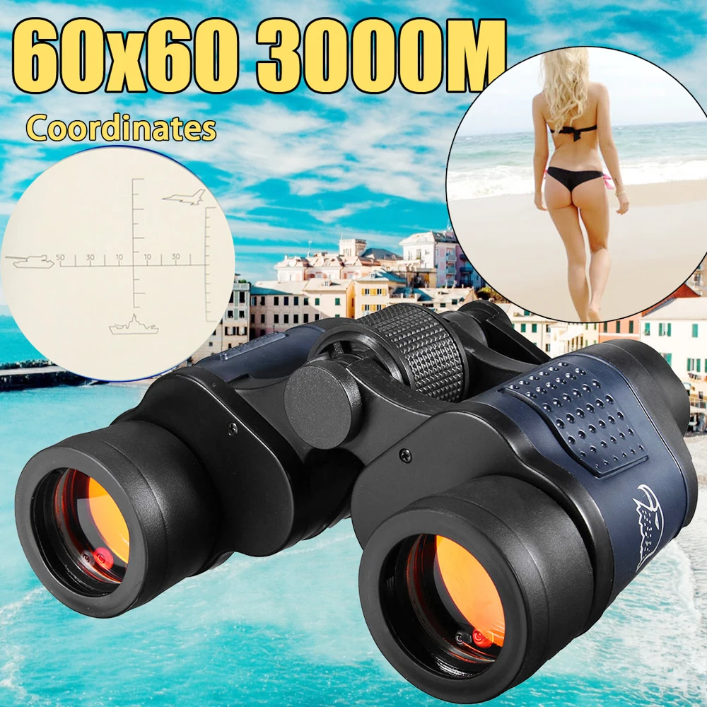 Бинокль APEXEL 60X60 водонепроницаемый с высокой четкостью и дальностью 10000 м для