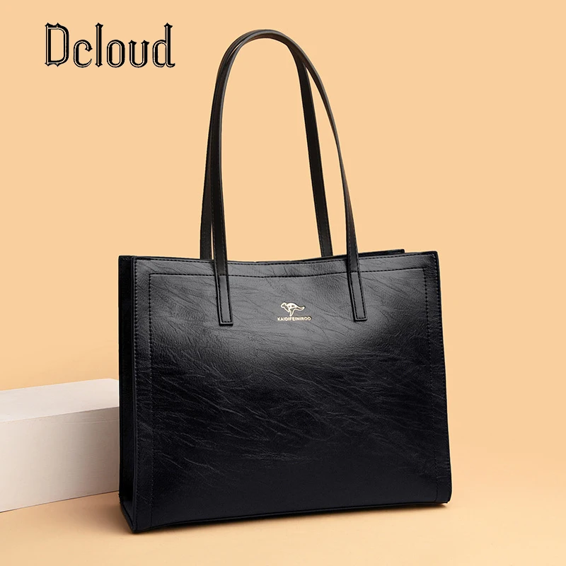 

Винтажная Сумка-тоут через плечо из искусственной кожи, брендовые модные сумки с верхними ручками, высококачественные сумки в стиле ретро, ...