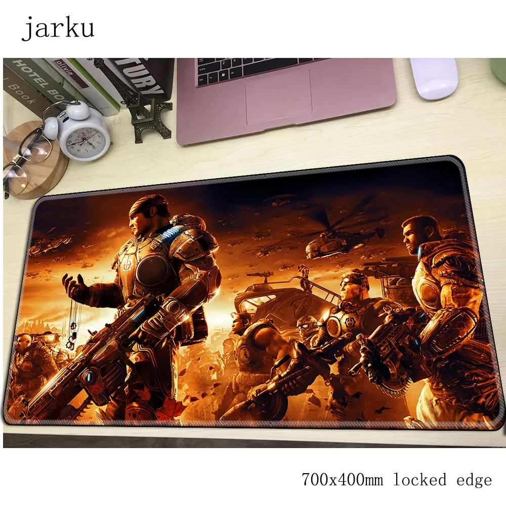700x400X3MM Gears of War Mousepad - Large Gamer Mouse Pad for Notebook, PC, Laptop - Ergonomic Gaming Mouse Mat - Perfect Gift for Gamers - Big Size Padmouse - PC Accessories image 4