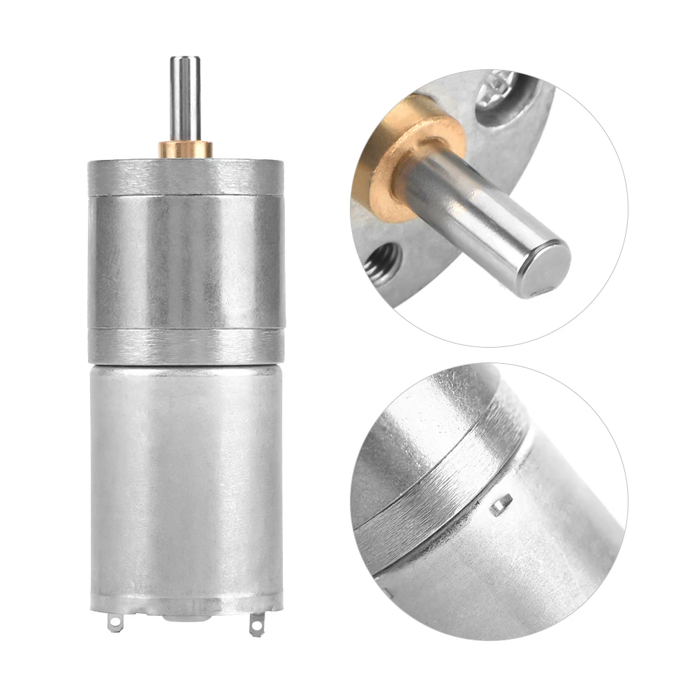 

5-12V DC Metal GA25YN370 Gear Reducer Motor High Low Speed Metal Gear DC Gear Box Motor Promotion pure copper wire coil