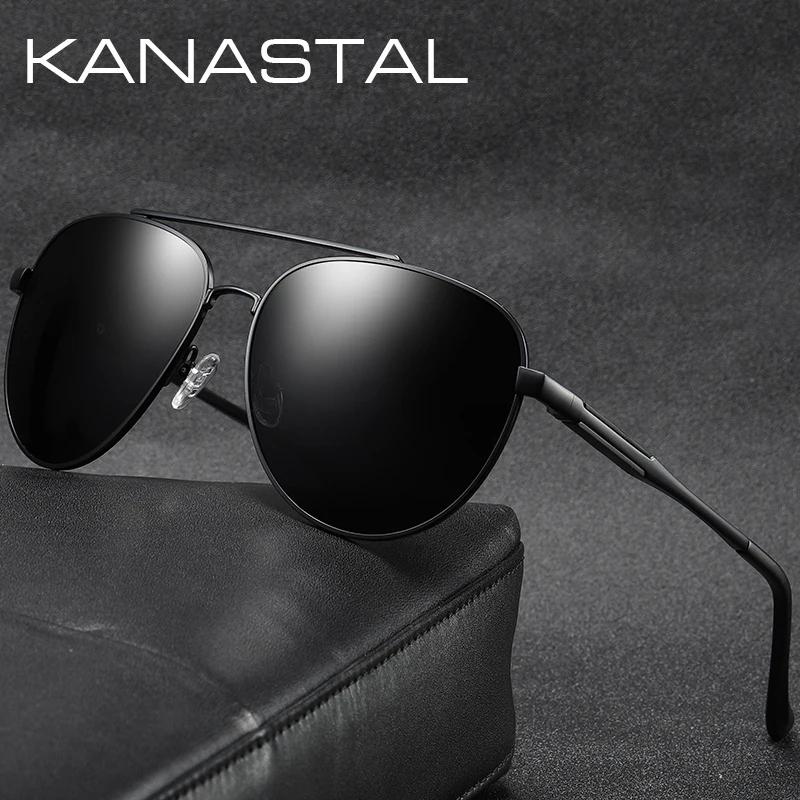 Авиационные поляризованные солнцезащитные очки для мужчин дизайн вождения
