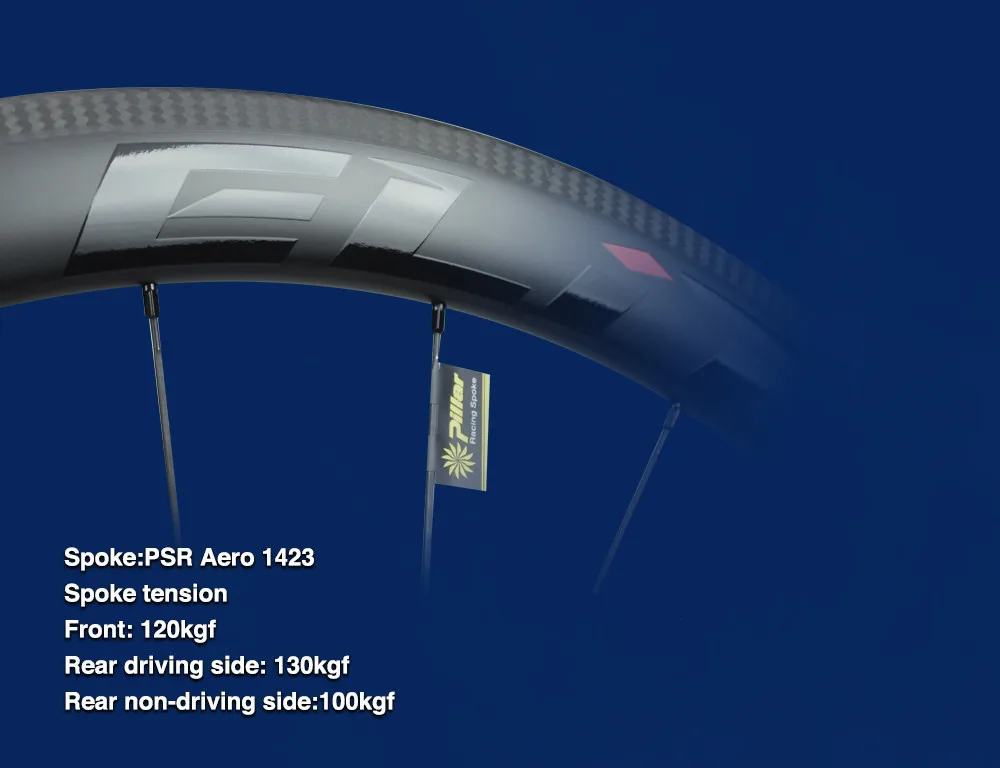 Элитное FLR колесо для шоссейного велосипеда 700c Aero Rim tubulcher Tubeless Clincher из углеродного волокна с прямой тягой ступицы столба 1423 спицы
