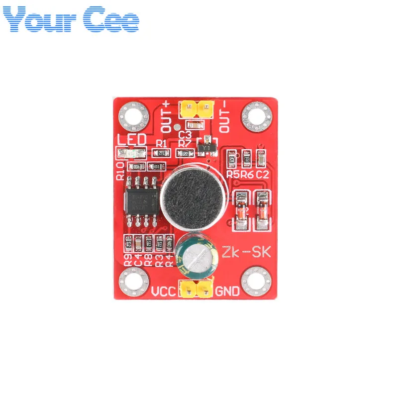 Модуль задержки с голосовым управлением звуковой триггер светодиодный
