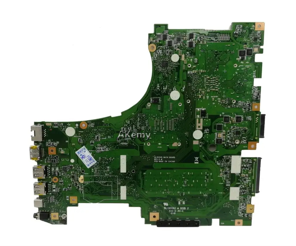 Трока! Материнская плата для ноутбука для ASUS ROG GL553VD GL553VE GL553VW GL553V GL553 GTX1050M GTX960M i7/i5 cpu