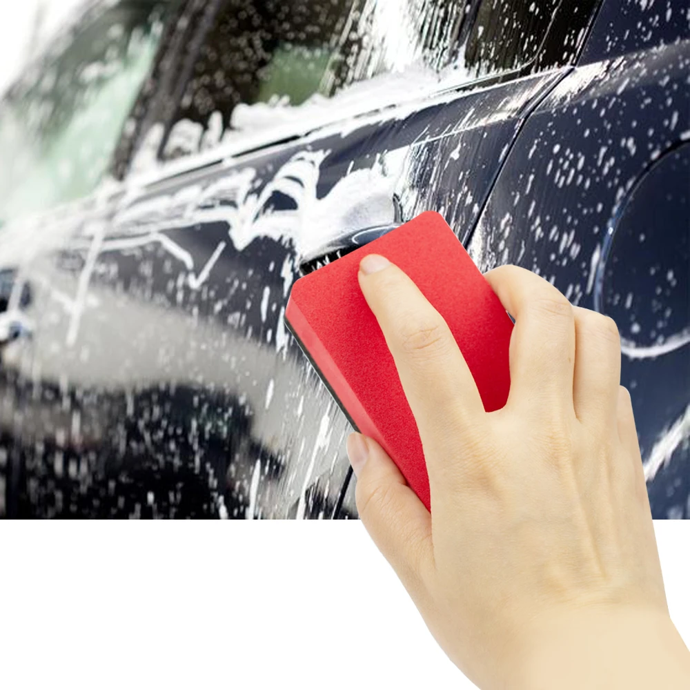 

Грязевая глина для автомобиля, губка для чистки грязи, губка для очистки блока, ластик, восковая Полировочная подушечка, уход за деталями ав...