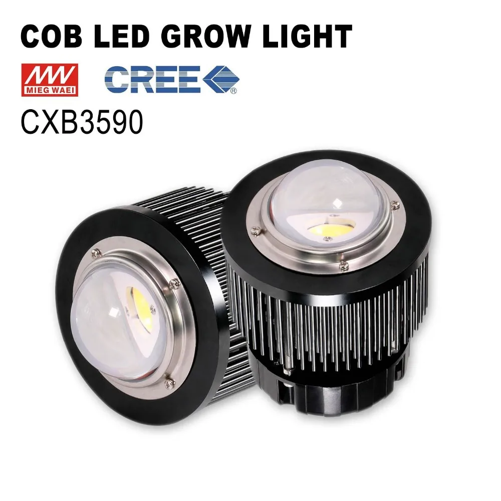 Phlizon 50 Вт cxb3590 cob led grow light full spectrum led растительный свет пригодный для выращивания палатки теплицы аквариума