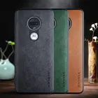 Чехол для Motorola Moto G7 G6 Plus G8 Play G5S, чехол в ретро деловом стиле из искусственной кожи, материал ТПУ + ПУ 2 в 1