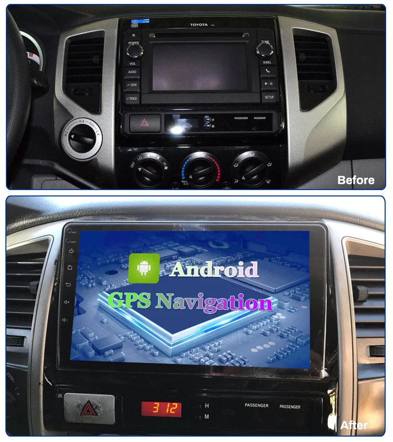 4G LTE 2G RAM Android 10 Автомобильный мультимедийный плеер радио GPS навигация для TOYOTA