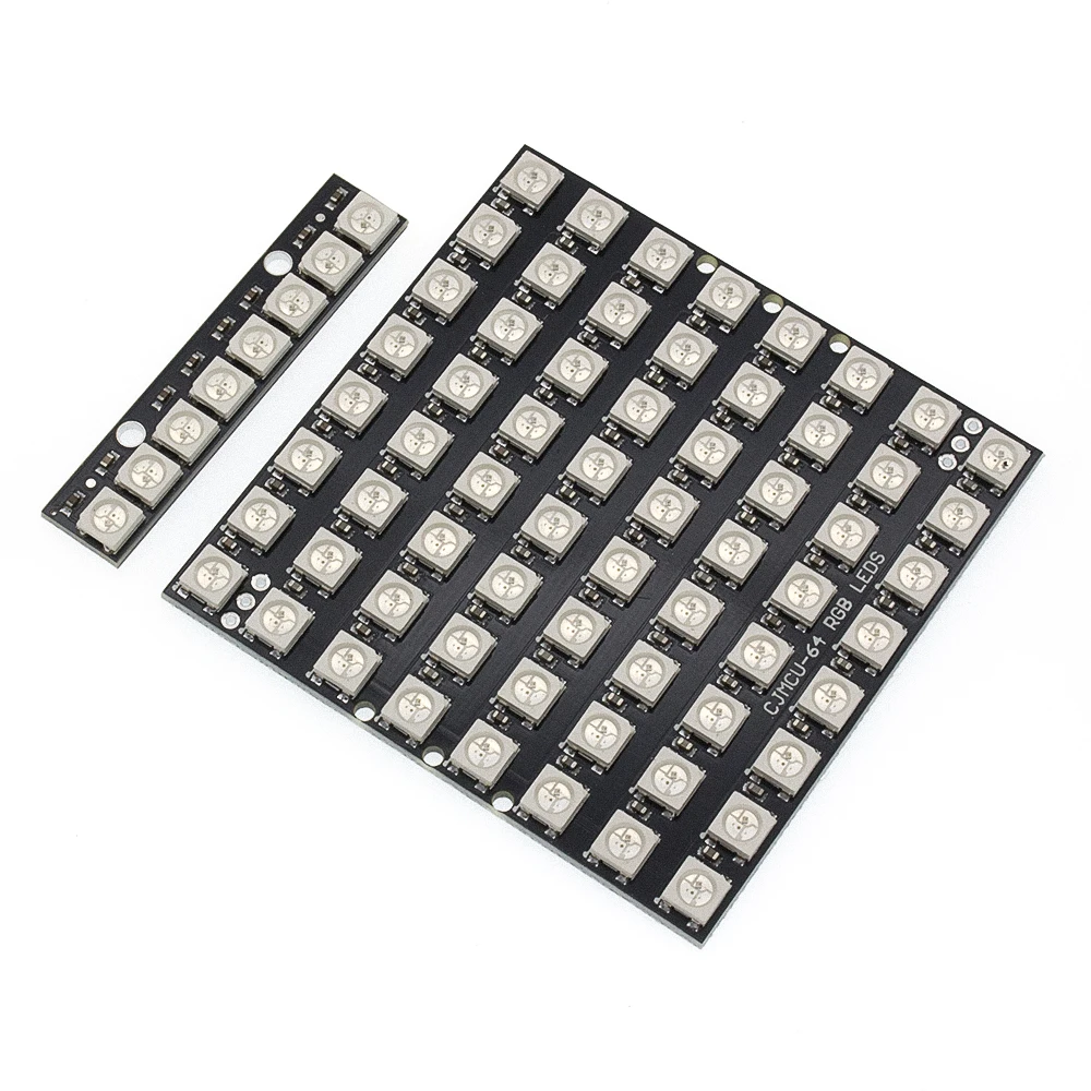 10 шт. WS2812 8 бит/12 бит/16 бит/64 бит 5050 RGB СВЕТОДИОДНЫЕ полноцветные встроенные ходовые